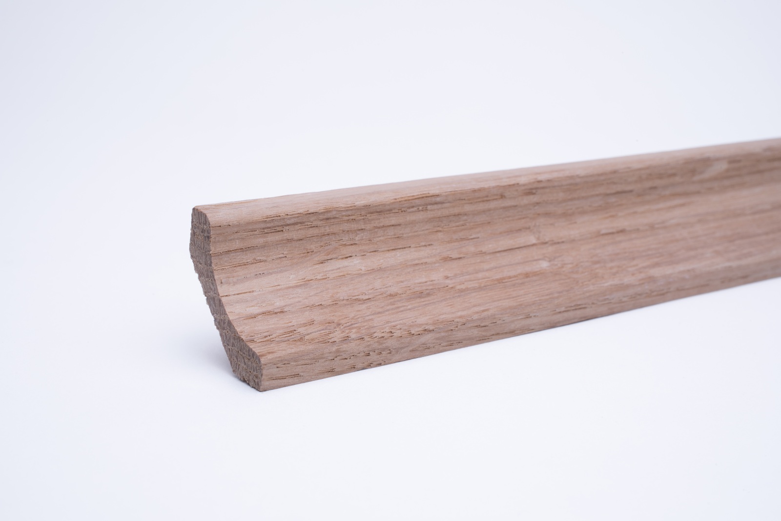 Hohlkehlleiste Massivholz 22 x 22mm Eiche Roh