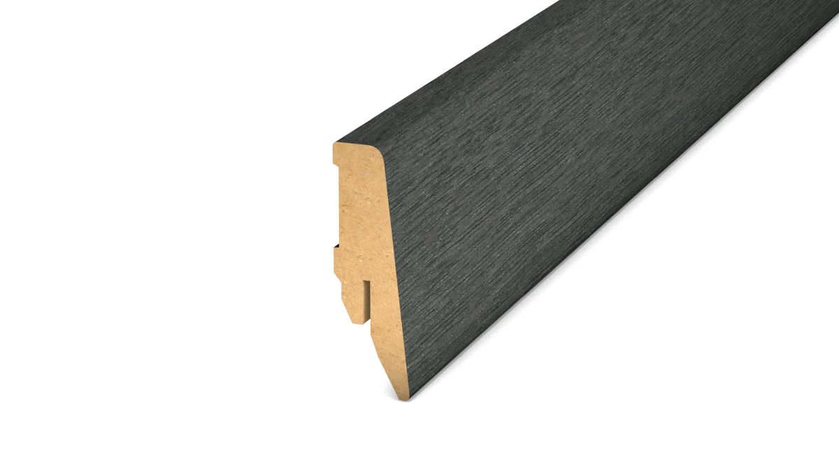 Prinz MDF-Sockelleiste 18 x 58 mm - Nr. 809 - Attic Oak - 250 cm