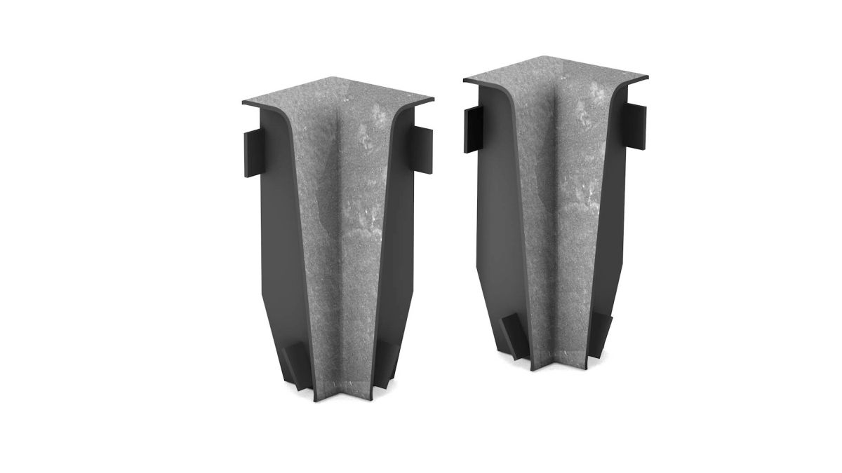 Prinz Innenecken für MDF-Sockeleiste 18 x 58 mm Nr. 809. - Ölschiefer