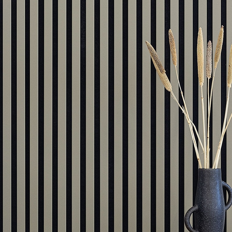 Acoustic+ Akustikpaneel Olive 800 x 400 mm - Akustikfilz Schwarz