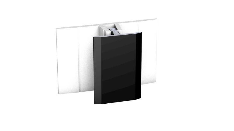 Prinz Verbindungsprofil 14 mm - Nr. 965 - Schwarz RAL 9005 - 260 cm