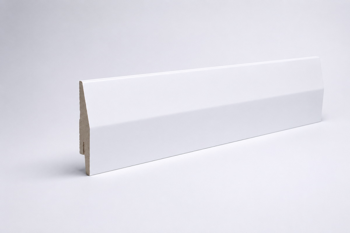 Sockelleiste Kölner Profil 100 mm MDF - Weiß