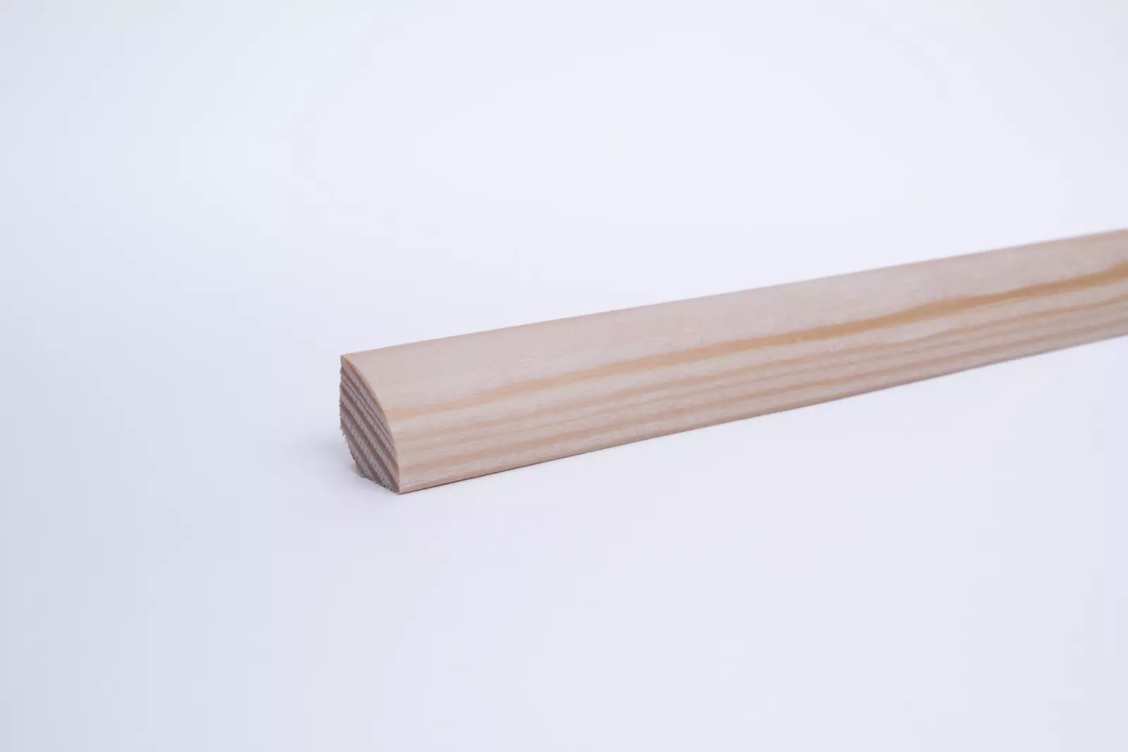 Viertelstableiste Massivholz 12 x 12mm Kiefer Geölt