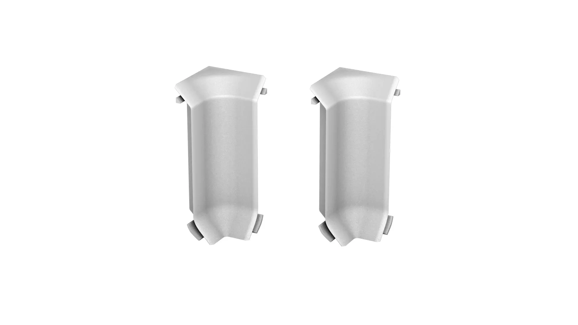 Innenecke für Hartschaum-Sockelleiste 811 Hellgrau