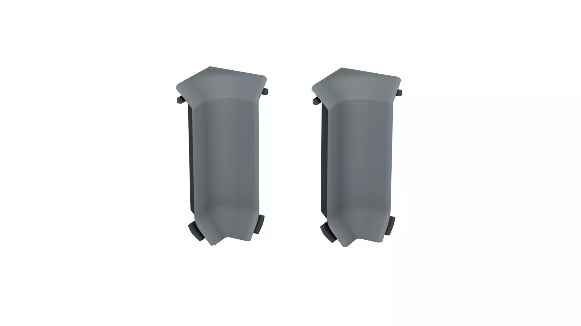 Innenecke für Hartschaum-Sockelleiste 811 Dunkelgrau