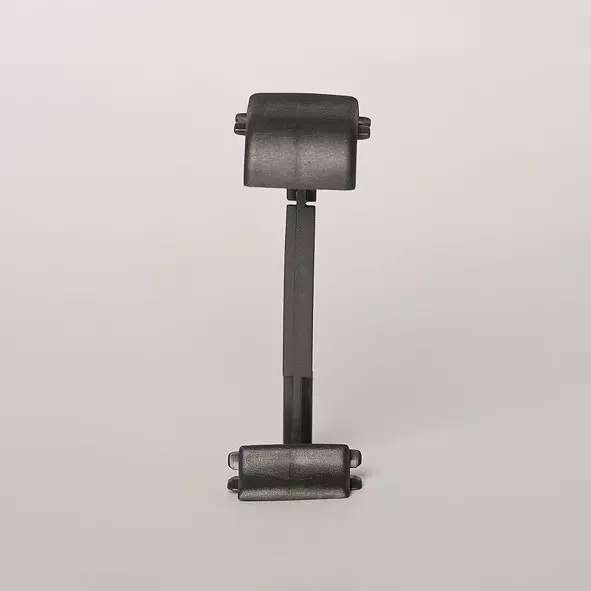 Verbinder für Design und Belags-Flexleiste Grau Metallic