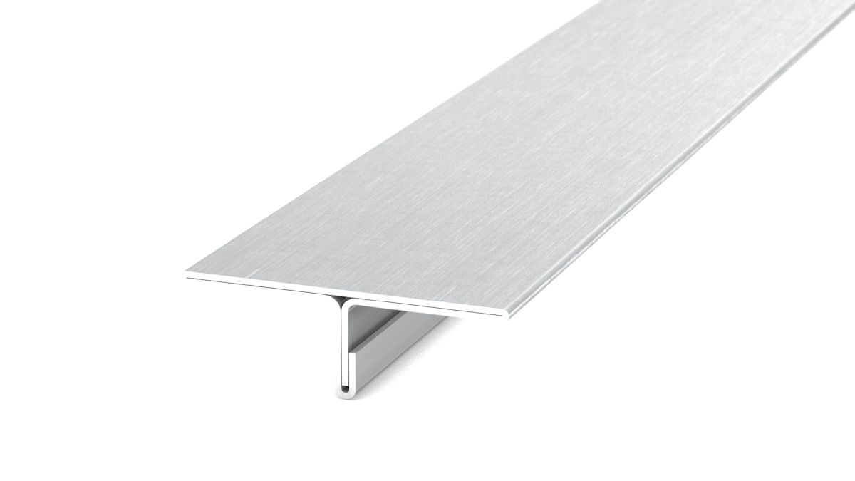 Prinz T-Cover Profil 25 mm - Nr. 741 - Edelstahl gebürstet - 250 cm