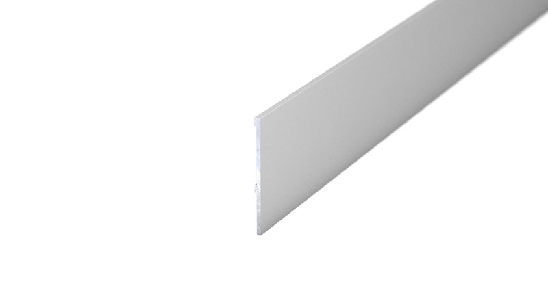 Prinz Alu-Flachprofil 2 x 60 mm - Nr. 911 - Silber - 300 cm