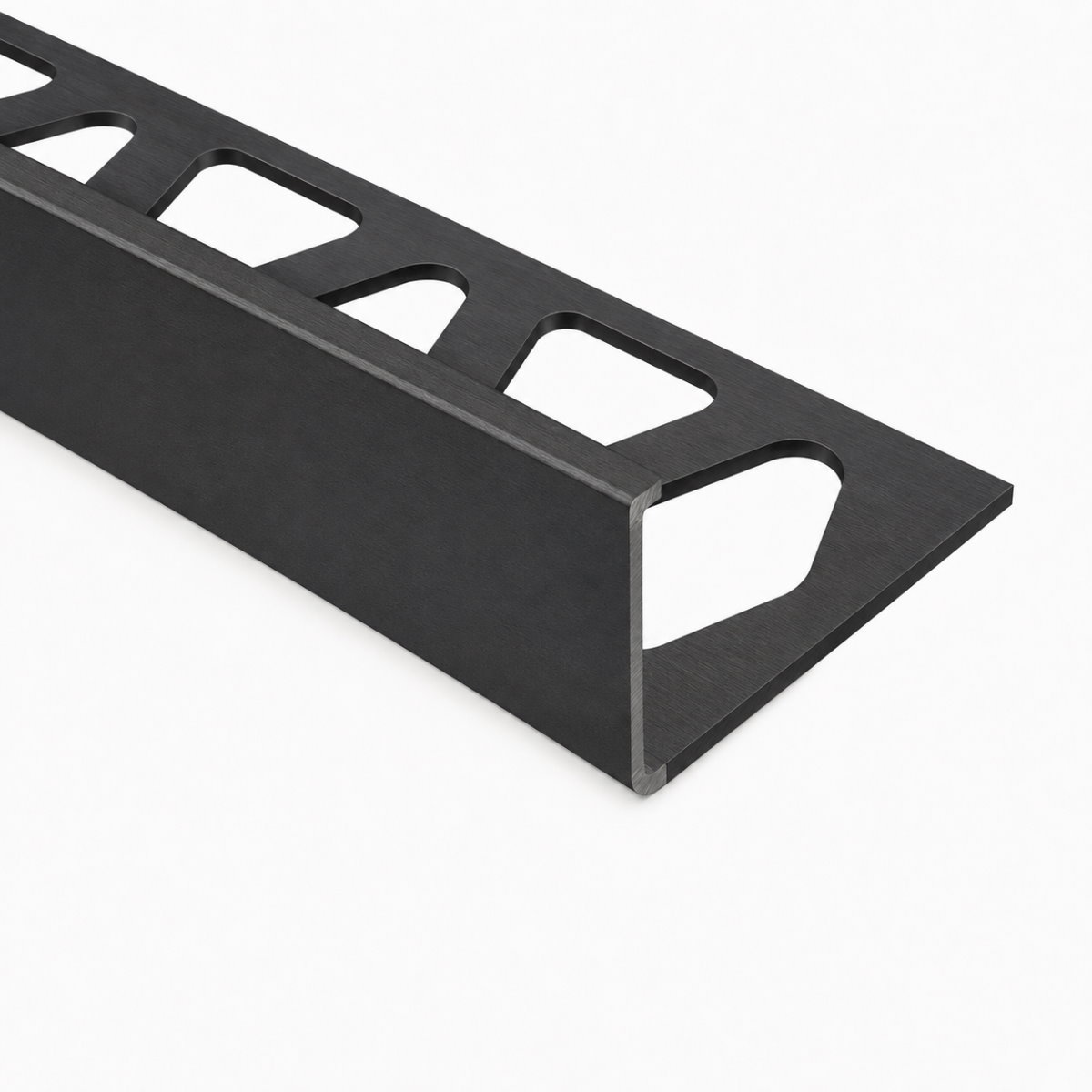 Fliesenschiene Aluminium 8 mm – Winkelprofil "L-Typ" - Graphit