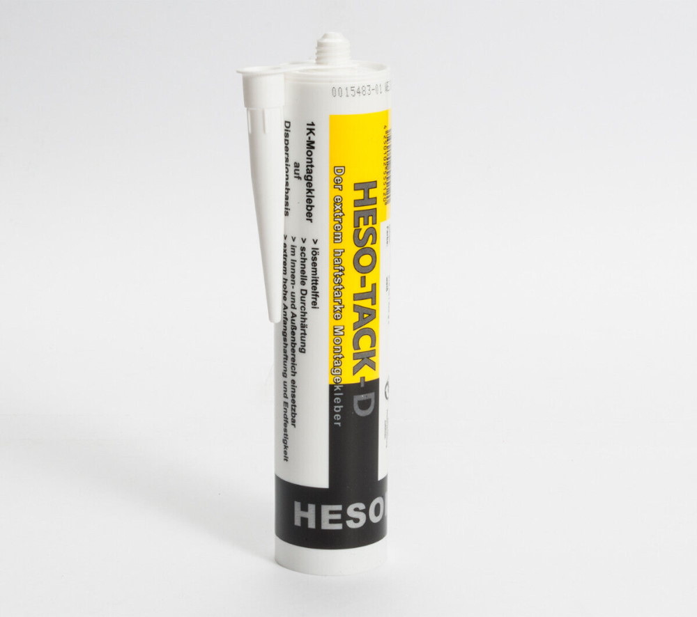 Montagekleber Heso-Tack-D - 310 ml - sehr haftstark Montagekleber Heso-Tack-D - 310 ml - sehr haftstark