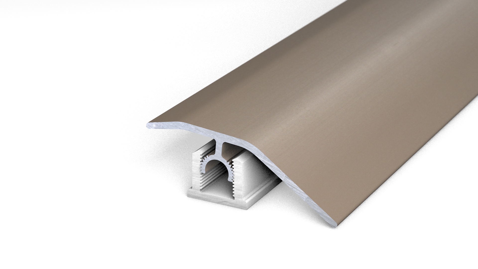 Prinz Profi-Tec CORE Anpassungsprofil 44 mm - Nr. 336 - Edelstahl matt - 200 cm