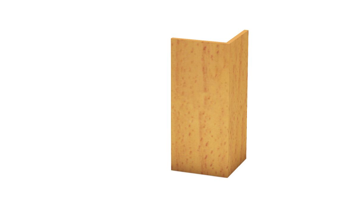 Prinz PVC-Eckschutzwinkel 20 x 20 mm - Nr. 804 - Buche - 250 cm