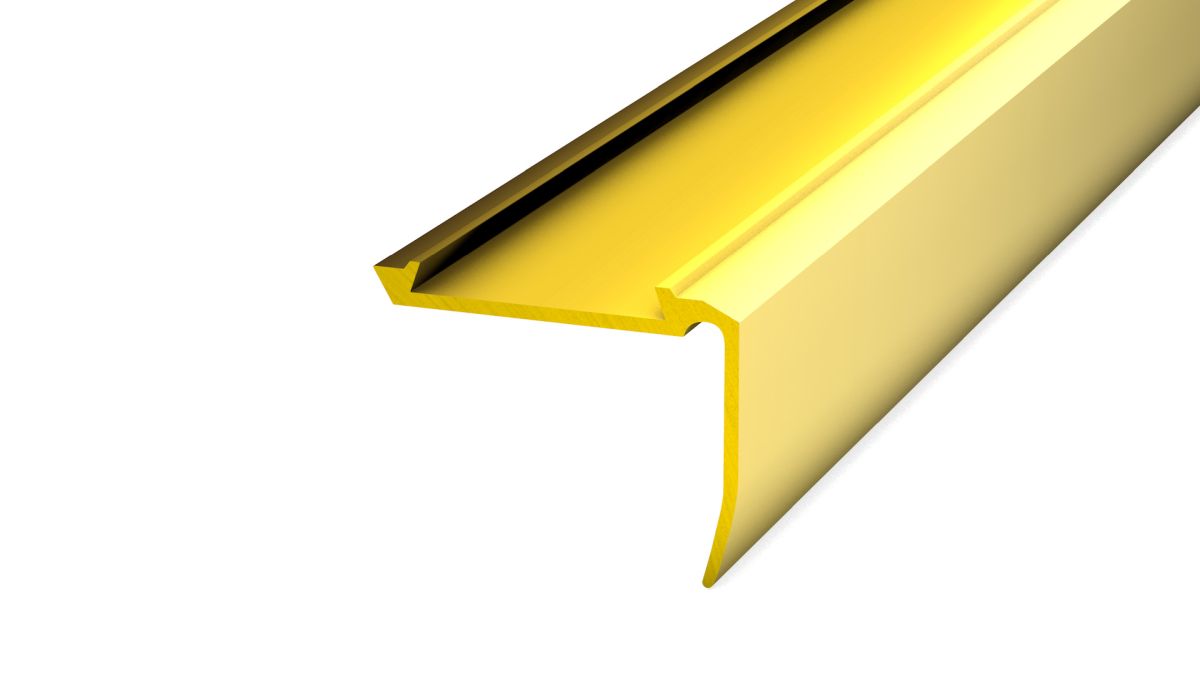 Prinz Kombi-Profil 40 x 32 mm - Nr. 186 - MS poliert - 500 cm