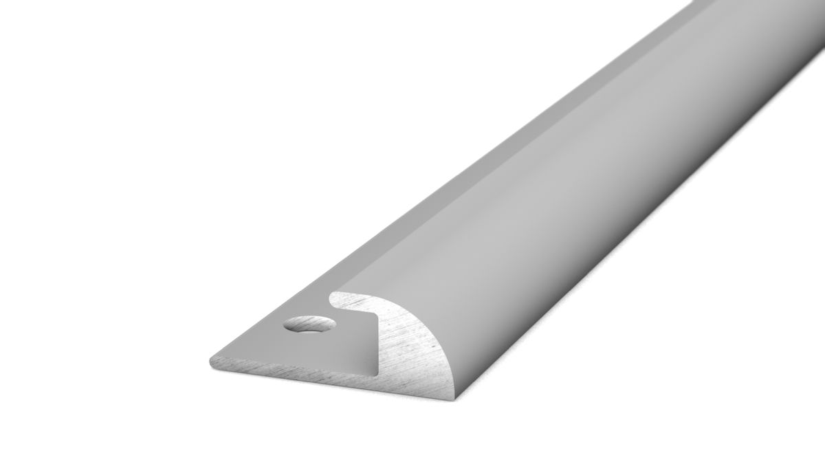Prinz Abschlussprofil 20 x 7,4 mm - Nr. 153 - Silber - 250 cm