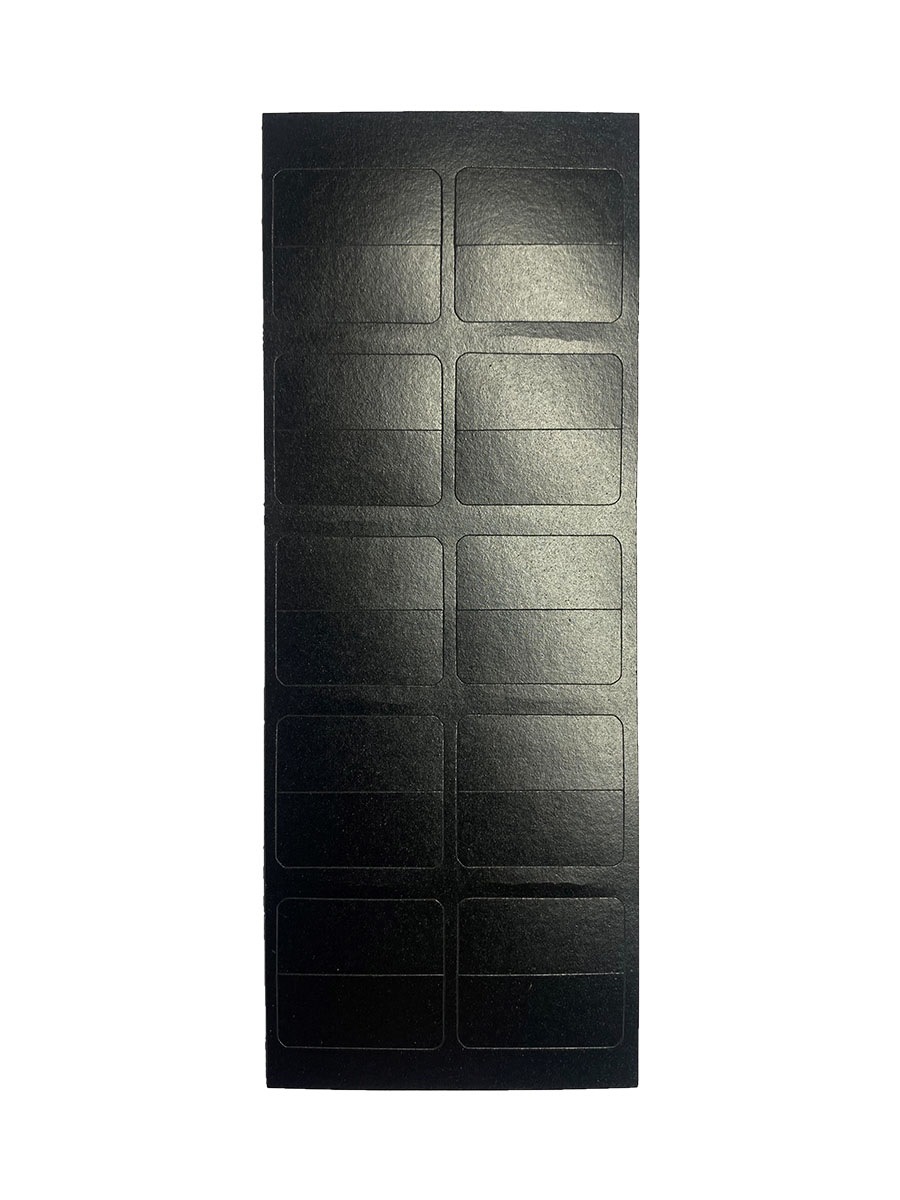 Abschlüsse für Wand-/Paneellamellen 27x12mm Schwarz Abschlüsse für Wand-/Paneellamellen 27x12mm Schwarz