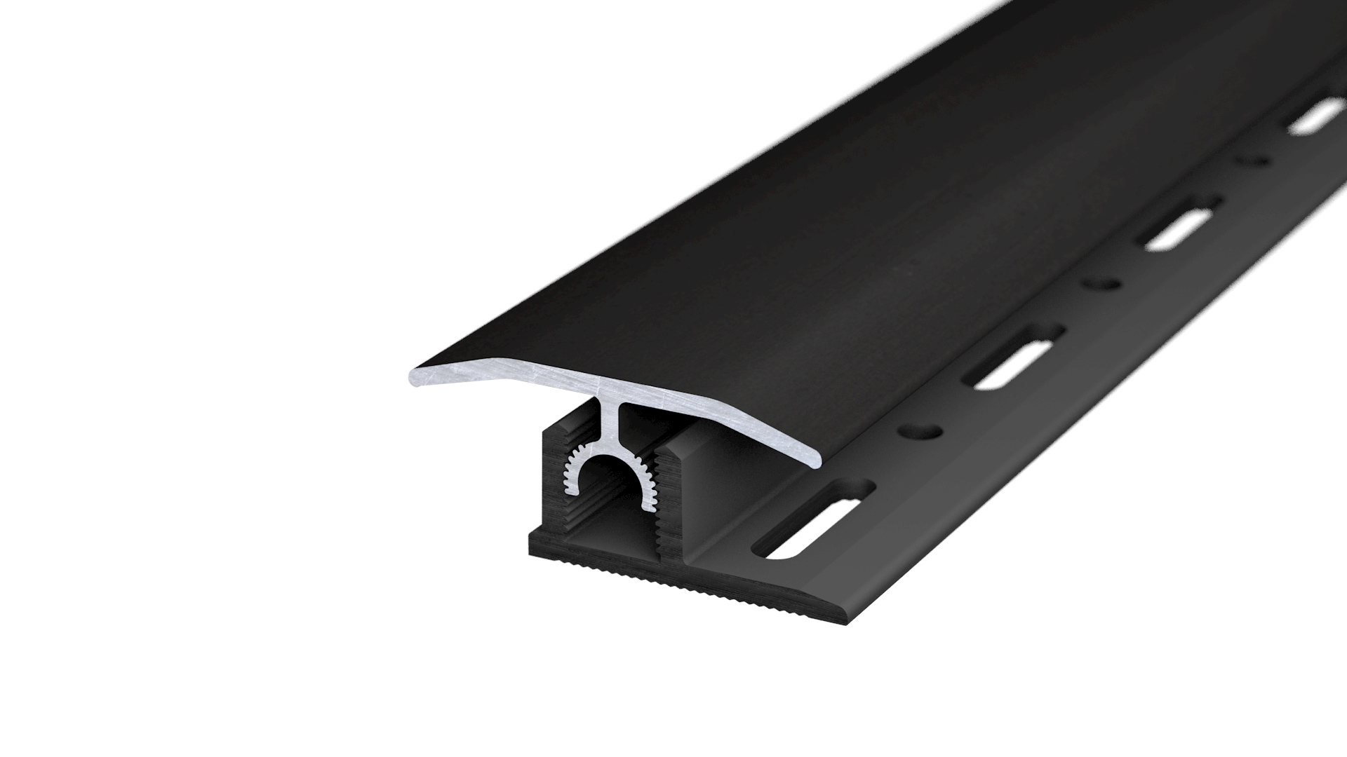 Prinz Profi-Tec MASTER Übergangsprofil 34 mm - Nr. 303 - Schwarz - 100 cm
