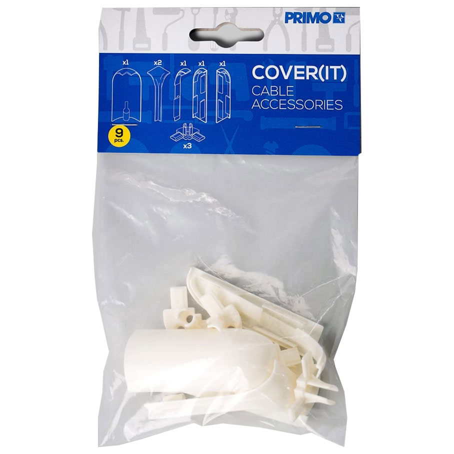 Zubehörset für Sockelleiste mit Kabelkanal 15 x 65 mm Zubehörset für Sockelleiste mit Kabelkanal 15 x 65 mm