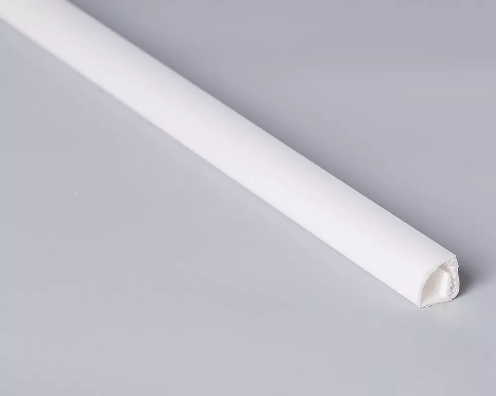 Kabelkanal-Viertelstableiste - Selbstklebend 14 x 14 mm  - Weiß