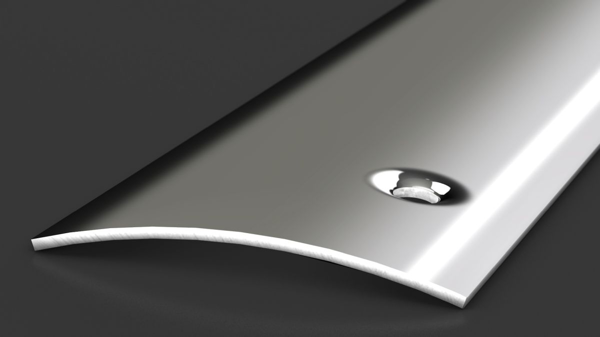 Prinz Übergangsprofil 50 mm - Nr. 102 - Edelstahl spiegelblank - 270 cm