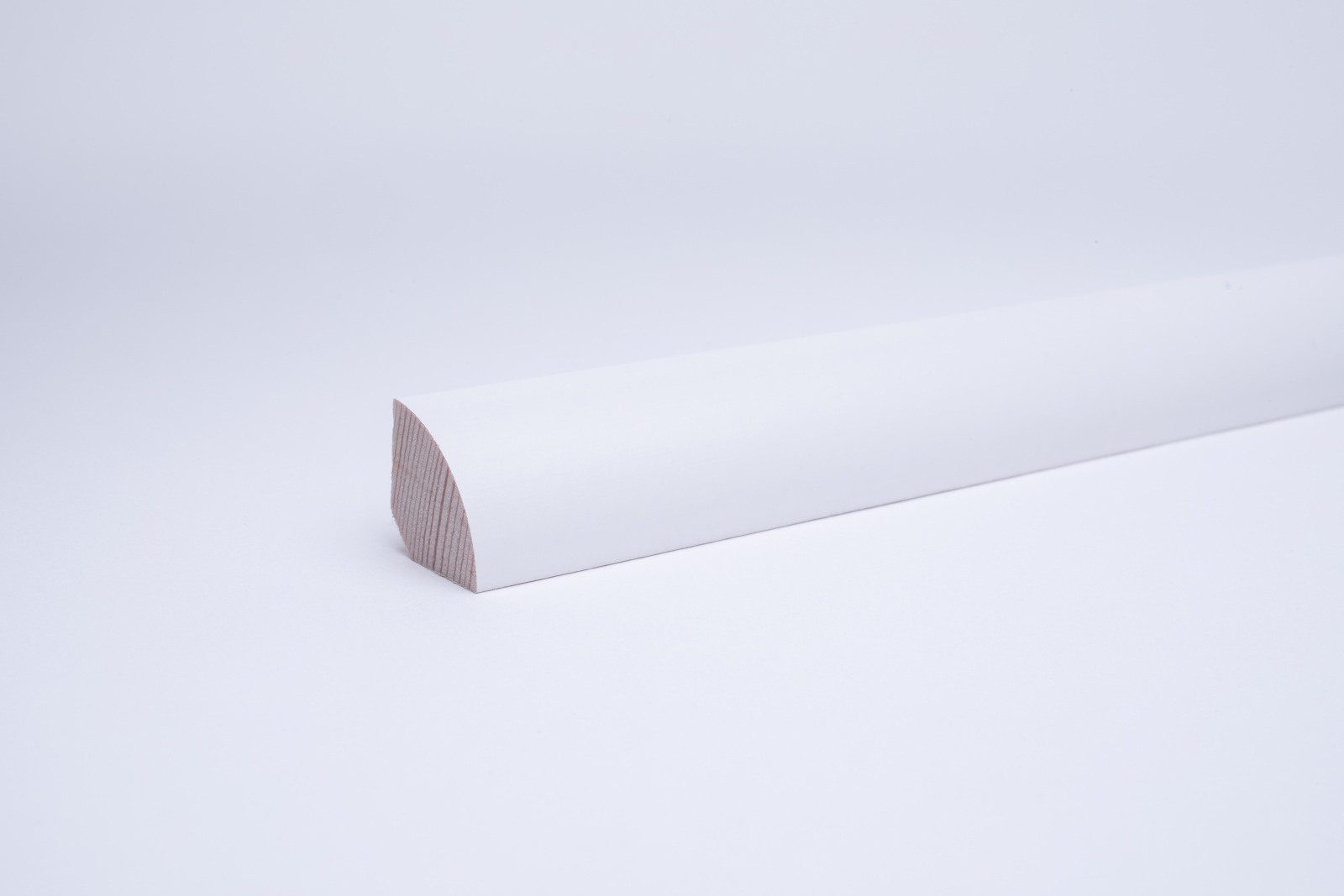 Viertelstableiste Massivholz 12 x 12mm Weiß lackiert Viertelstableiste Massivholz 12 x 12mm Weiß lackiert