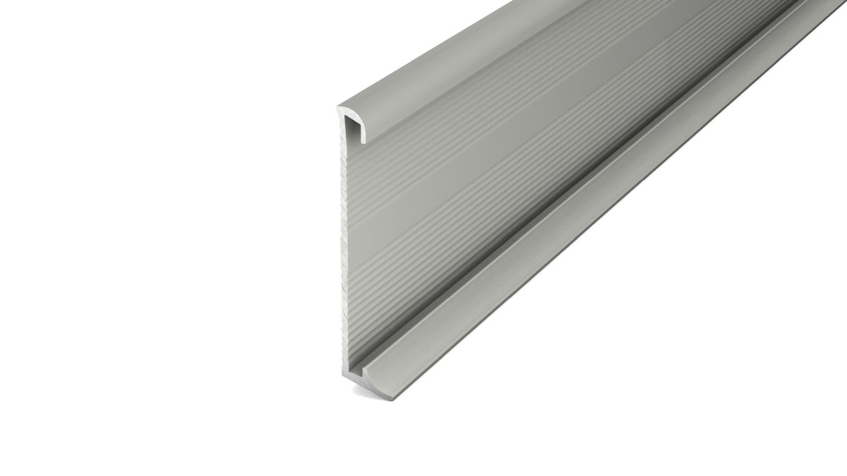 Prinz Aluminium-Sockelleiste 11 x 60 mm - Nr. 378 - Titan - 400 cm