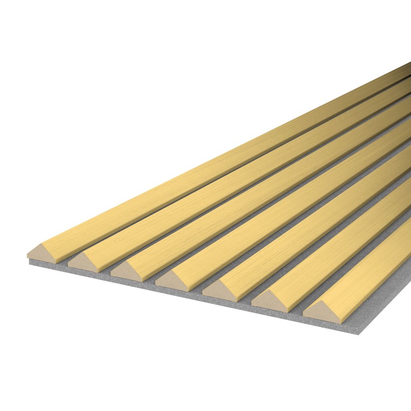 Akustikpaneel K2 - Filzfarbe Grau 2600x400mm - verschiedene Farben