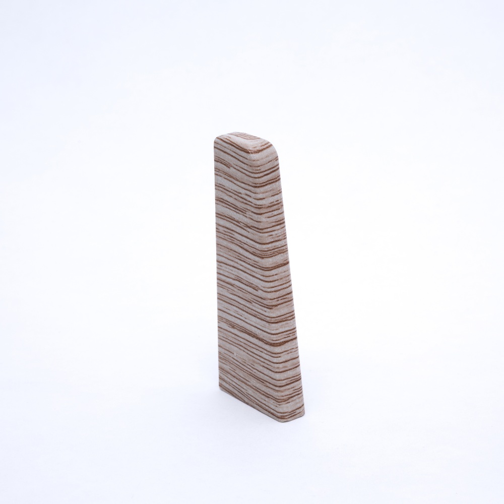 Abschluss links 60mm Eiche weiß Abschluss links 60mm Eiche weiß