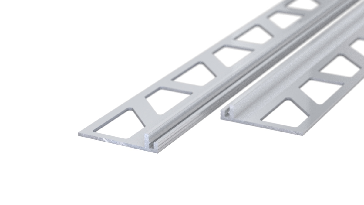 Prinz Dilatec Basisprofil 25 x 5 mm - Nr. 778 - Alu pressblank - 300 cm