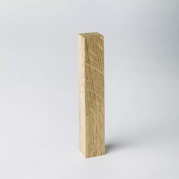 Massivholz Universal-Eckblock Eiche Roh