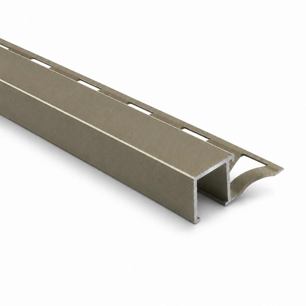 Quadratprofil Aluminium "Q-Typ" 8 mm - Edelstahl