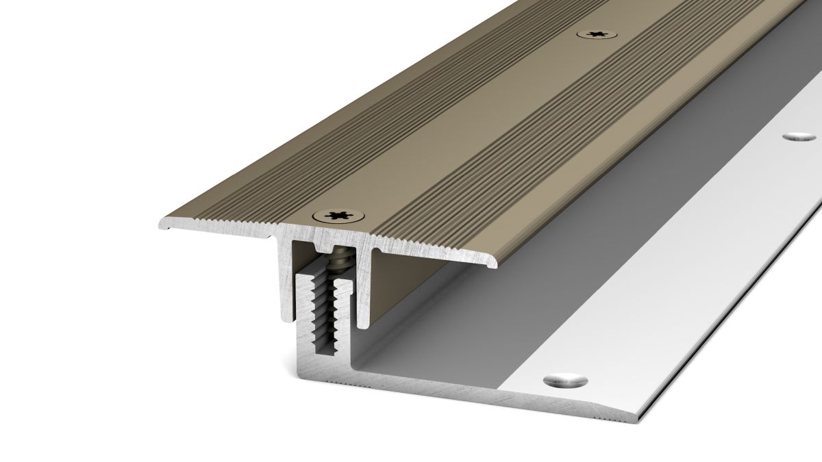 Prinz LPS 220 Übergangsprofil 34 mm - Nr. 230 - Edelstahl matt - 100 cm