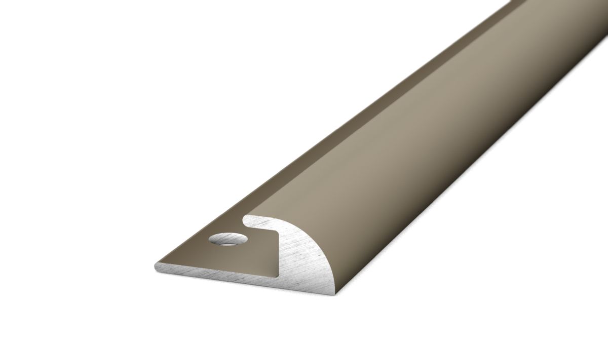 Prinz Abschlussprofil 20 x 7,4 mm - Nr. 153 - Edelstahl matt - 250 cm