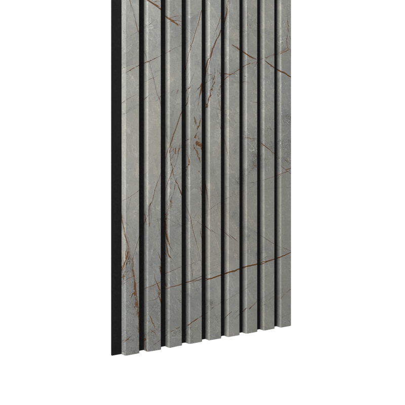 Acoustic+ Akustikpaneel Golden Stone 2600 x 400 mm - Akustikfilz Schwarz