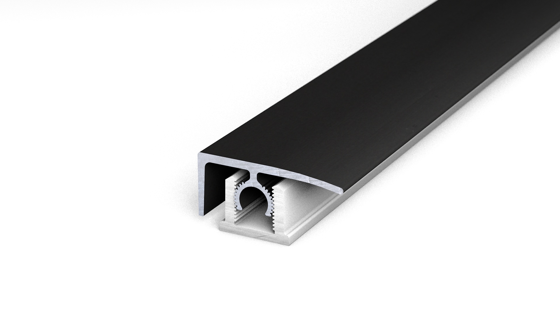 Prinz Profi-Tec CORE Abschlussprofil 26 mm - Nr. 337 - Schwarz - 200 cm