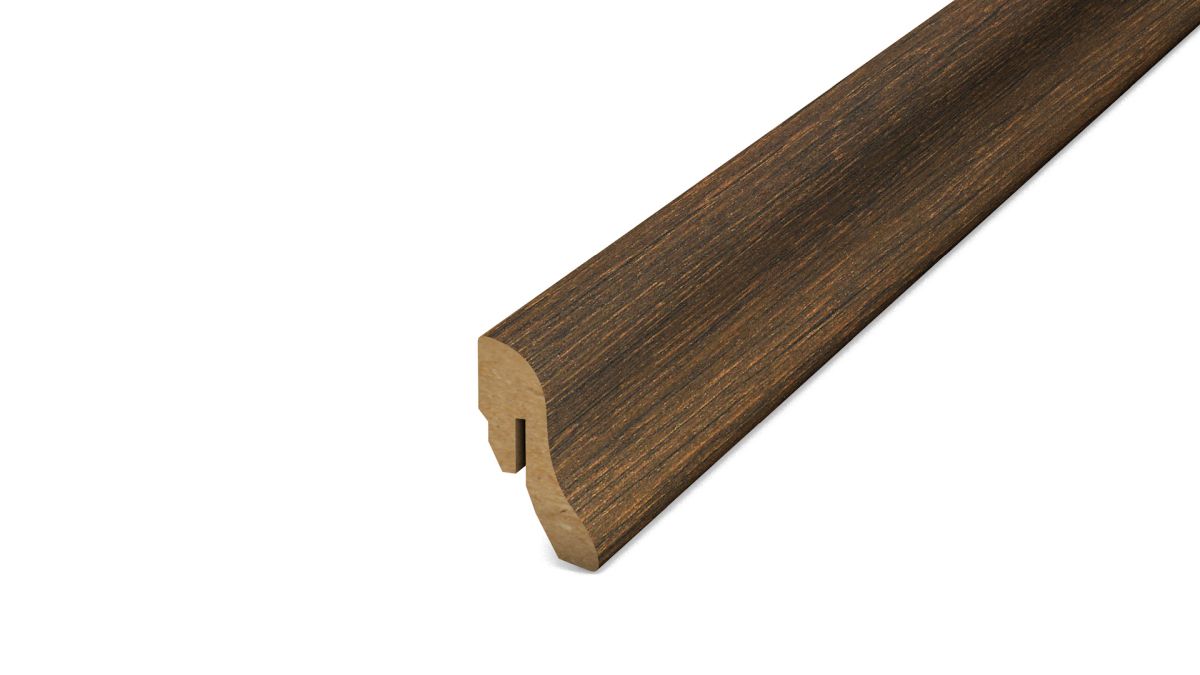 Prinz MDF-Sockelleiste 22 x 40 mm - Nr. 833 - Nussbaum - 250 cm