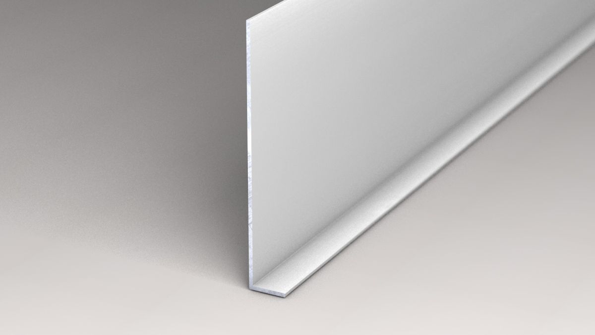 Prinz Winkel-Sockelleiste 14,5 x 100 mm - Nr. 388 - Silber - 500 cm