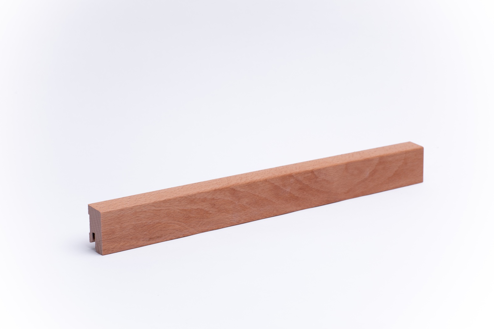 Massivholz-Sockelleiste 40mm abgeschrägt - Buche geölt