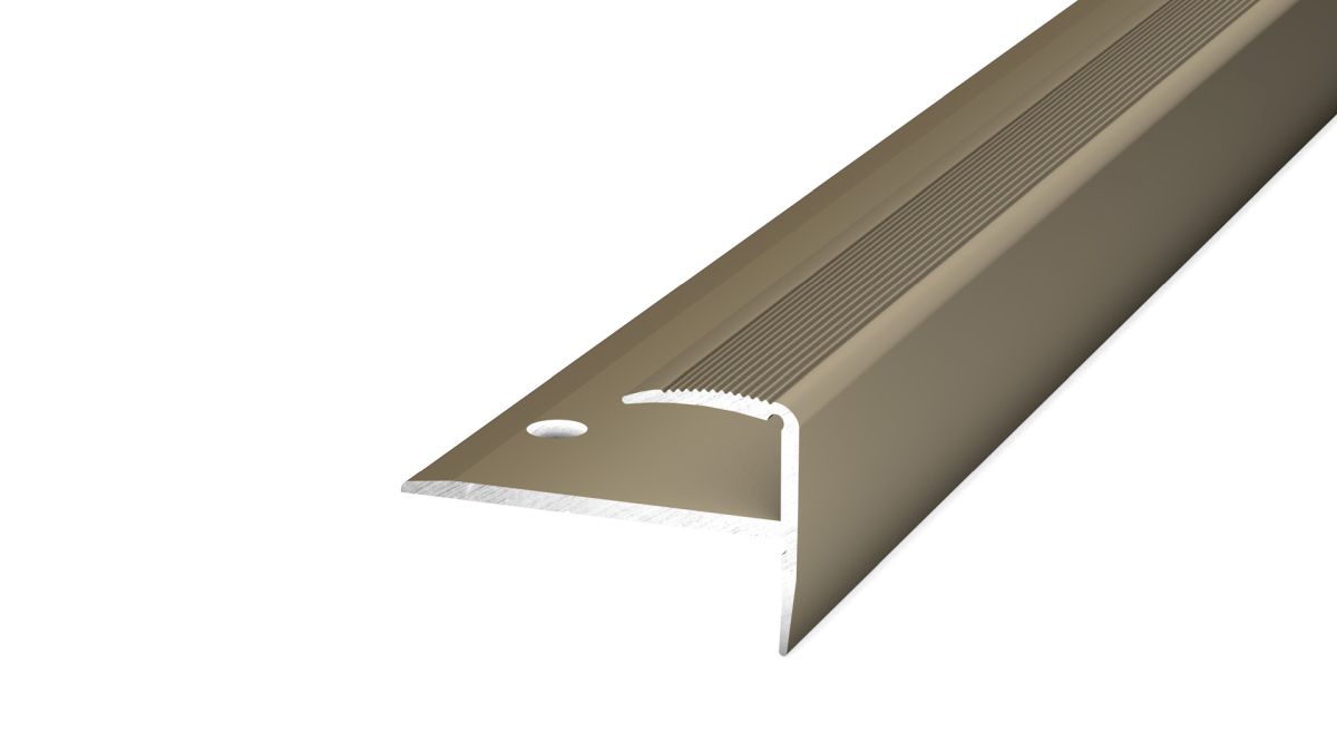 Prinz Treppenkantenprofil 35 x 20 mm - Nr. 272 - Edelstahl matt - 250 cm