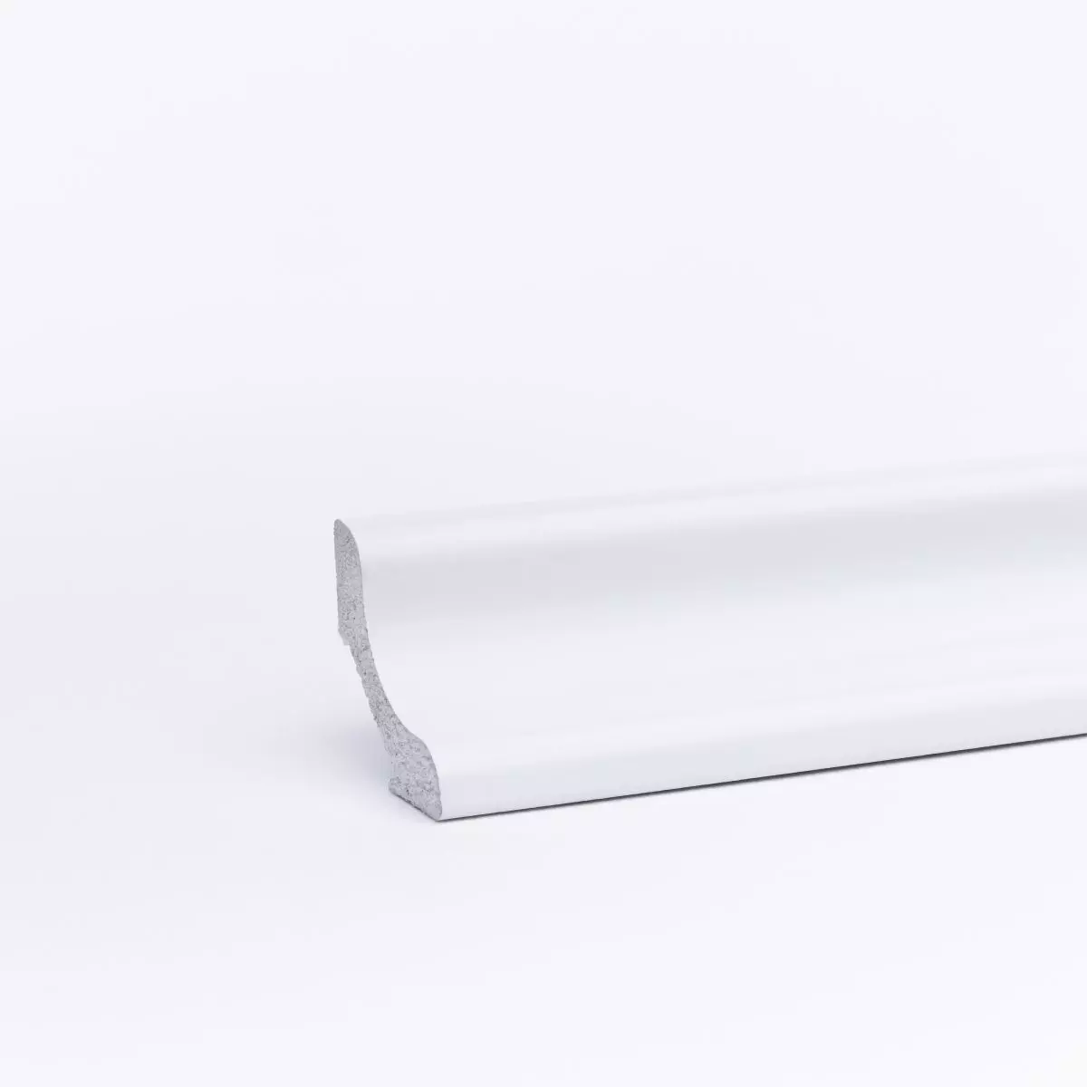 Hohlkehlleiste Weiß Kunststoff