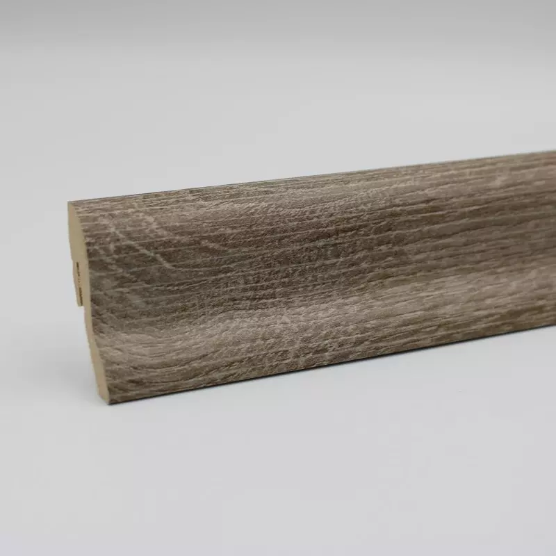 Sockelleiste mit Holzoptik 40mm Eiche Antik