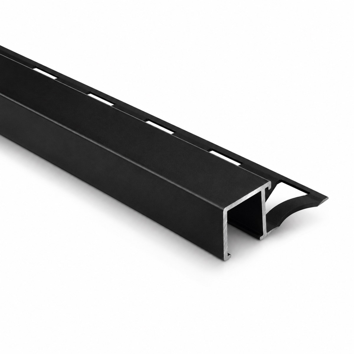Quadratprofil Aluminium "Q-Typ" 8 mm - Graphit