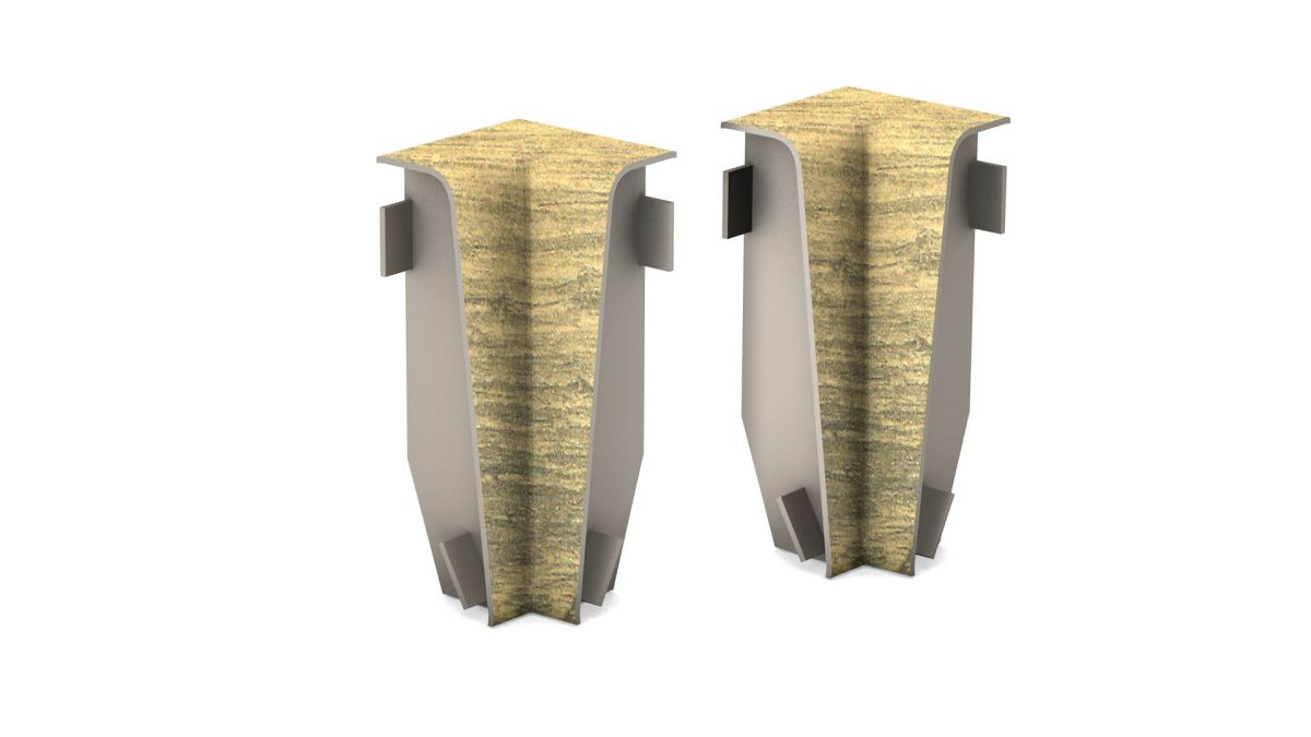 Prinz Innenecken für MDF-Sockeleiste 18 x 58 mm Nr. 809. - Aristan Oak