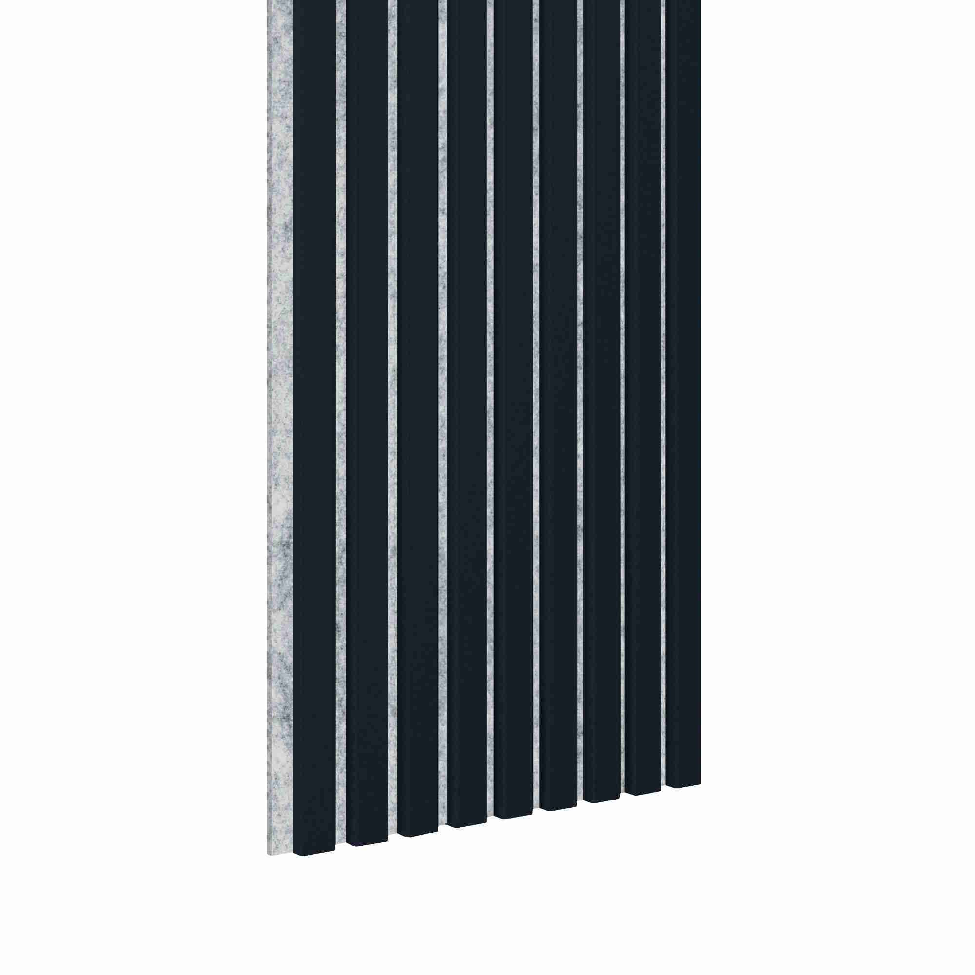 Akustikpaneel 2600 x 400 mm Indigo - Akustikfilz Grau - Wandverkleidung Akustikpaneel 2600 x 400 mm Indigo - Akustikfilz Grau - Wandverkleidung