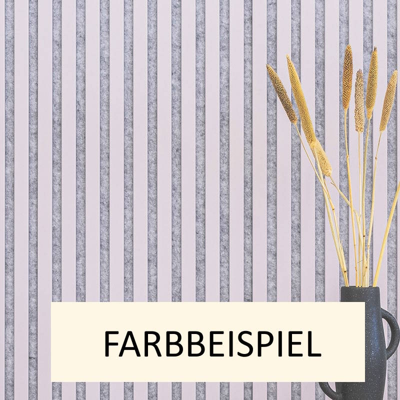 Akustikpaneel LX - Filzfarbe Grau 2600x400mm - verschiedene Farben Akustikpaneel LX - Filzfarbe Grau 2600x400mm - verschiedene Farben
