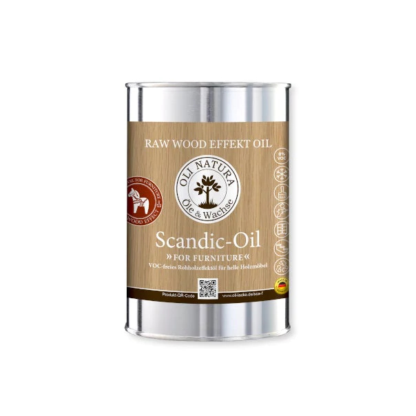 OLI-NATURA Scandic-Oil for Furniture - 1 Liter - Rohholzeffektöl OLI-NATURA Scandic-Oil for Furniture - 1 Liter - Rohholzeffektöl