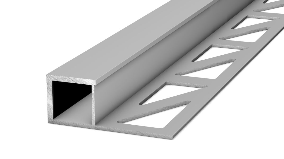 Prinz Vierkantprofil 11 mm - Nr. 750 - Silber matt - 250 cm