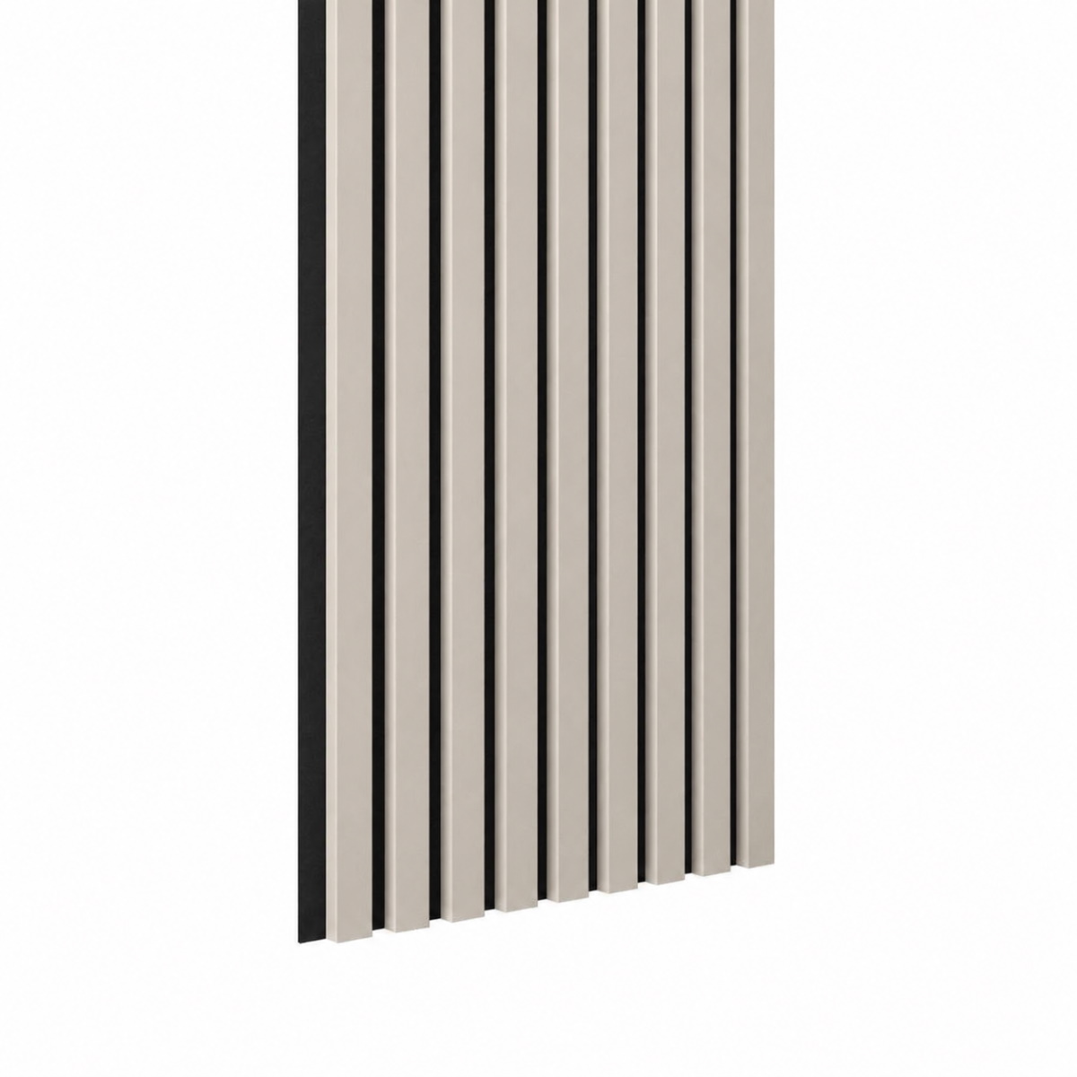 Acoustic+ Akustikpaneel Kaschmir 2600 x 400 mm - Akustikfilz Schwarz