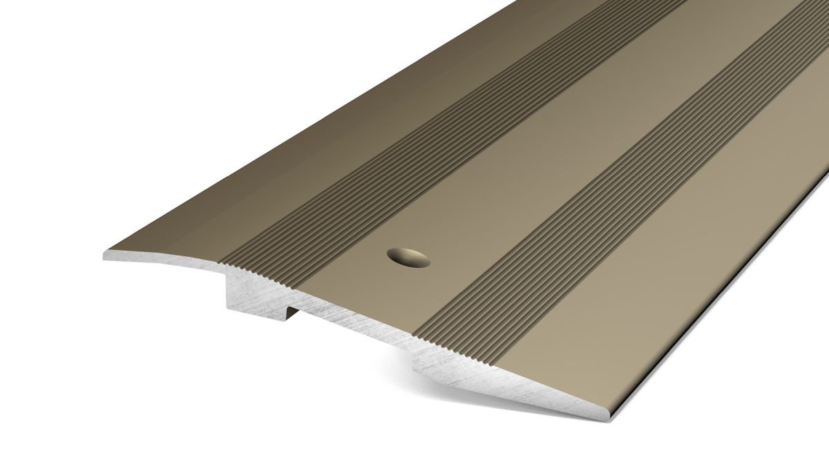 Rampenprofil 80 mm Edelstahl matt- 2,70 m - für Beläge 7,5-15 mm Rampenprofil 80 mm Edelstahl matt- 2,70 m - für Beläge 7,5-15 mm