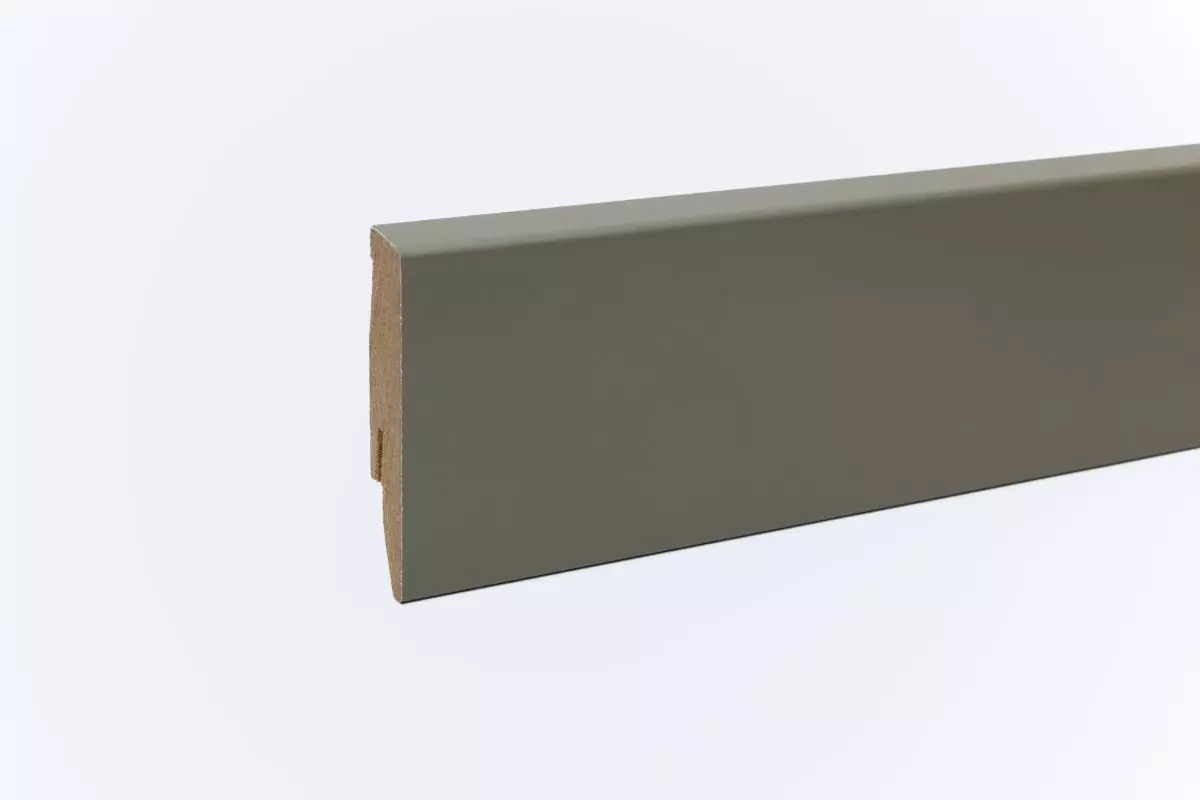 Dekor-Sockelleiste 60mm Olive