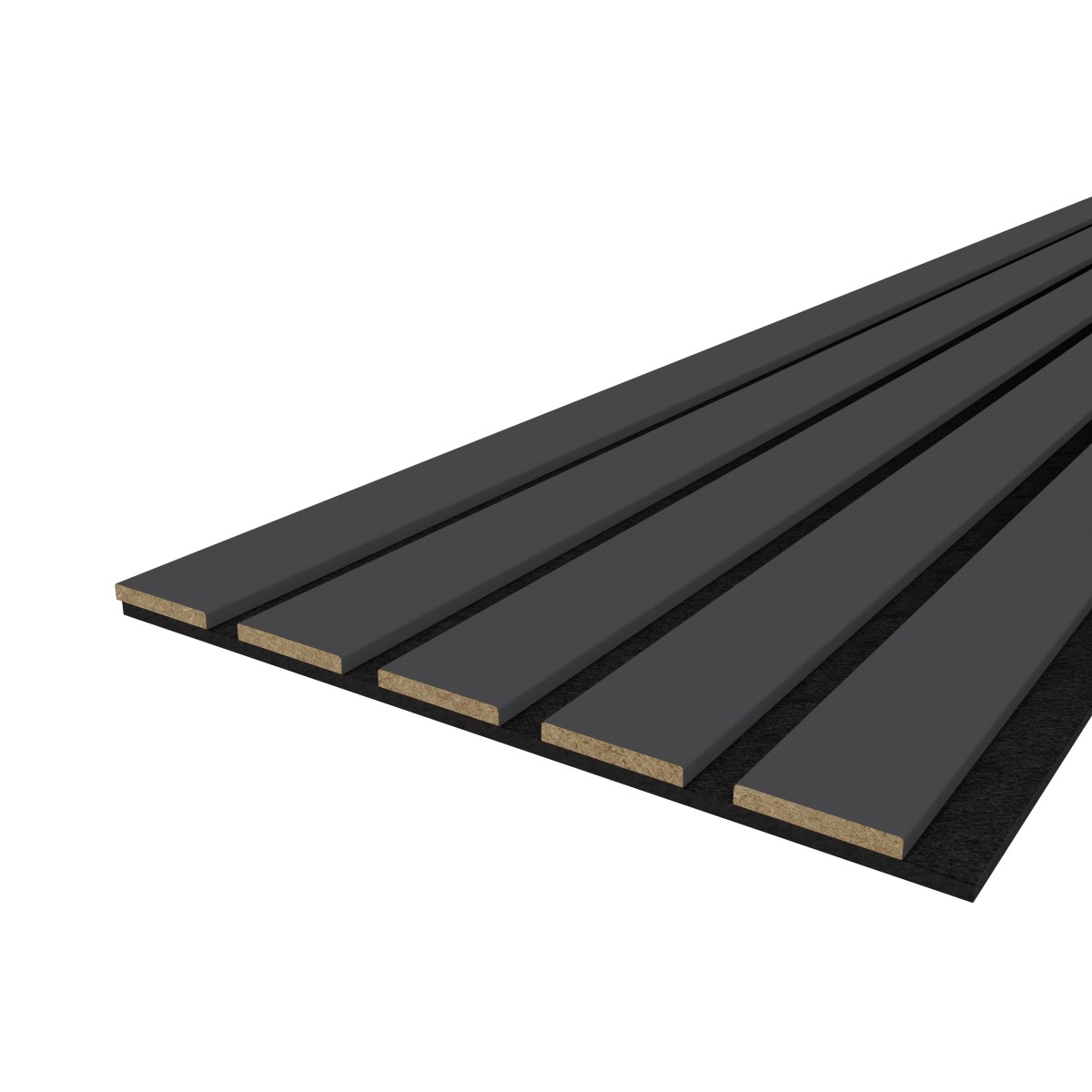 Akustikpaneel LX - Filzfarbe Schwarz 2600x400mm - verschiedene Farbe Akustikpaneel LX - Filzfarbe Schwarz 2600x400mm - verschiedene Farbe